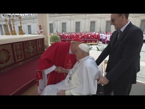 Pope Francis kicked