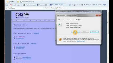 Downloading and Installing Core FTP