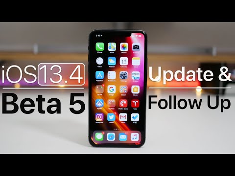 iOS 13.4 Beta 5 - Follow Up Review