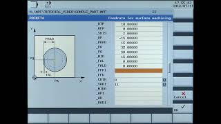Celebrity The CNC SINUMERIK 808D Tutorial Milling Part 14 Pocket4 Circular pocket 1080p1 Net Worth