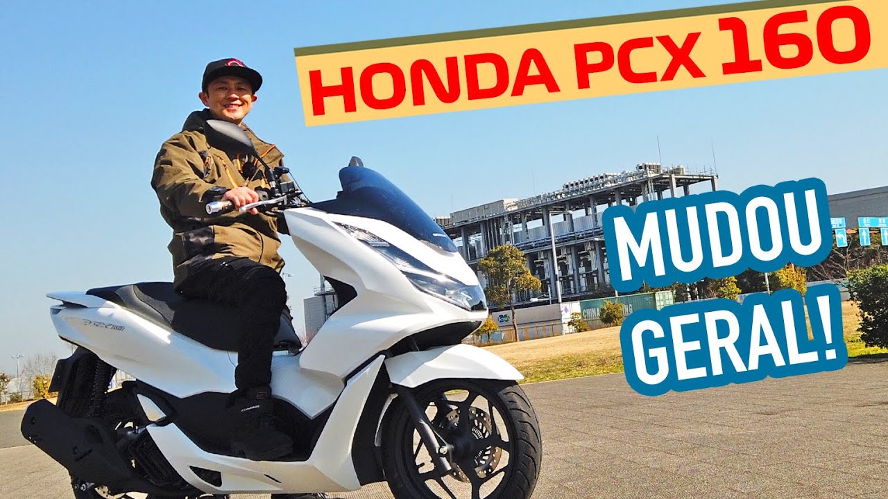 NOVA HONDA PCX 160 Todas as mudanças • Capítulo ① Ep.63 Japão