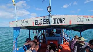 Top blue sea at Khmer Island KOH RONG SONLEOM Sihanoukville Kompong Som #Cambodia