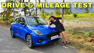 Swift 2024 Mileage Test   CNG se Zyada Mileage !