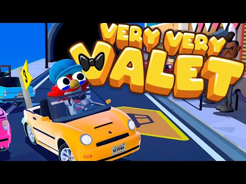 Very Very Valet - PARKING IN AN EARTHQUAKE?! (4-Player Gameplay)