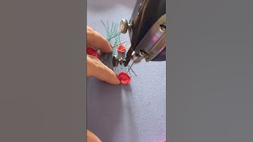 Free motion stitching appliqué idea