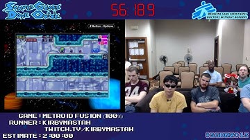 Metroid Fusion - SPEED RUN in 1:50:48 (100%) [GCN] by Kirbymastah #SGDQ 2013