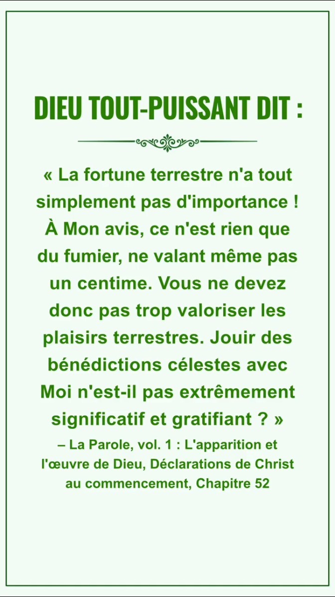Lis les paroles de Dieu et comprends Son intention
