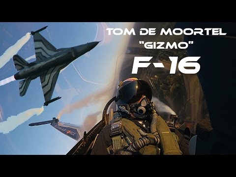4K??? F-16 4K UHD  F16 THE Most Beautiful  SUNSET DISPLAY  OF  "GIZMO"Tom de Moortel