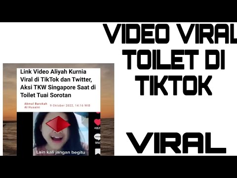 VIDEO VIRAL DI TIKTOK DI TOILET || VIRAL TKW DI TIKTOK