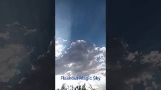 Nature&#39;s Brushstrokes: Dancing clouds in the sky #skyGazingMagic #skymagic