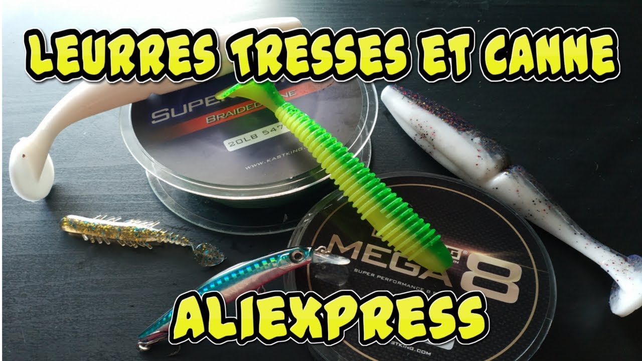 [Divers] Présentation de leurres, tresses et canne Aliexpress !
