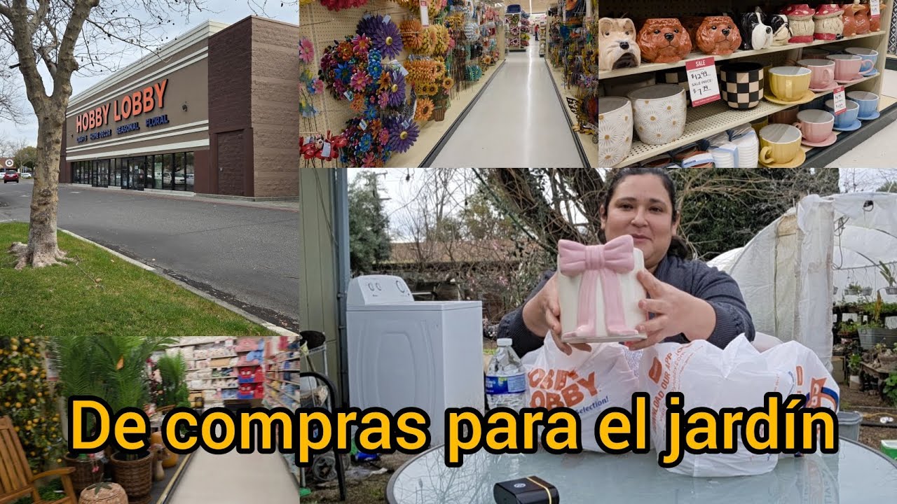 De compras para él jardín 