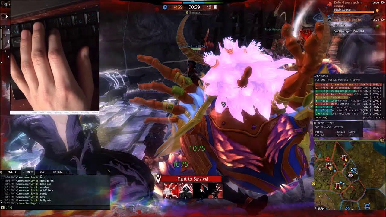 Piano Weaver keyboard camera (Gw2 WvW, Elementalist) YouTube