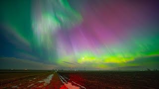 Aurora Borealis Fills The Sky, Severe Geomagnetic Storm, Sauk Centre, MN