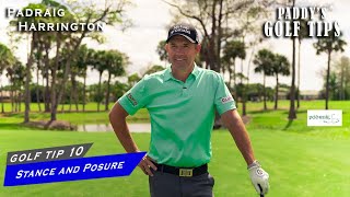 ESTABLISHING CORRECT STANCE AND POSTURE | Paddy's Golf Tip #10 | Padraig Harrington