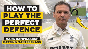 How to play the PERFECT defence | Mark Ramprakash Batting Masterclass