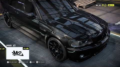 NEED FOR SPEED HEAT Buying and Moding BMW E46 M3 (PS4)