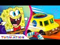 SpongeBob Toy Cars Super Speed RACE in Bikini Bottom! 🚗 | Toymation