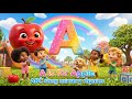 🍎 A for Apple Song for Kids | ABC Alphabet Song + Phonics for Toddlers | #kidssongs #new 