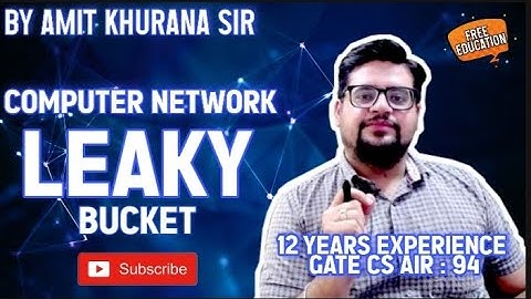 Leaky Bucket Algorithm In Hindi | Congestion Control In Hindi | Leaky Bucket | Part 1