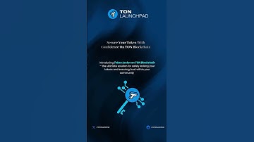TON Blockchain! 🚀 Leverage unmatched security #tonlaunchpad #tonblockchain #cryptocurrency