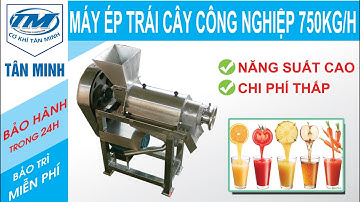 Máy Ép Trái Cây Công Nghiệp 750kg/h (TMTP-OE05)