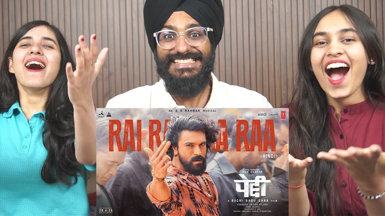Rai Rai Raa Raa Song REACTION | Peddi | Ram Charan | Janhvi | Buchi Babu Sana | AR Rahman