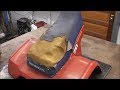 Honda ATV TRX70 Gets a Seat Repair and Seat Cover Upholstery Pt.3