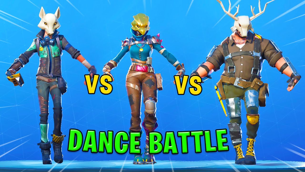 Fortnite Marauders in Dance Battle (Assault vs Deadeye vs Heavy Marauder)
