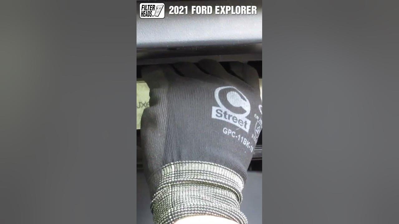 2020 - 2022 Ford Explorer Cabin Air Filter Install AQ1293 - YouTube