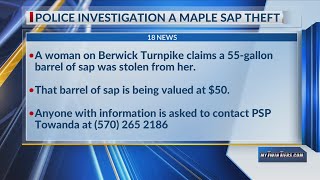 Police looking for maple sap thief in Bradford County