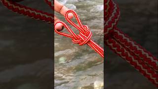 Double Loop Rope Knot for Secure Dual Attachment#rope #youtube 👍