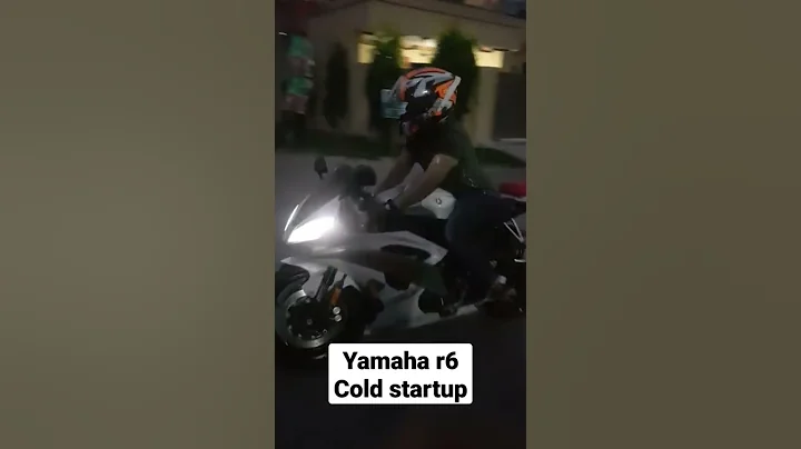Yamaha R6 Cold Startup #shorts #heavybike #yamahar6