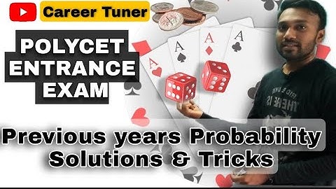POLYCET Entrance Exam | Previous years(2016-20) Probability Solutions and Tricks | Crack Polycet |