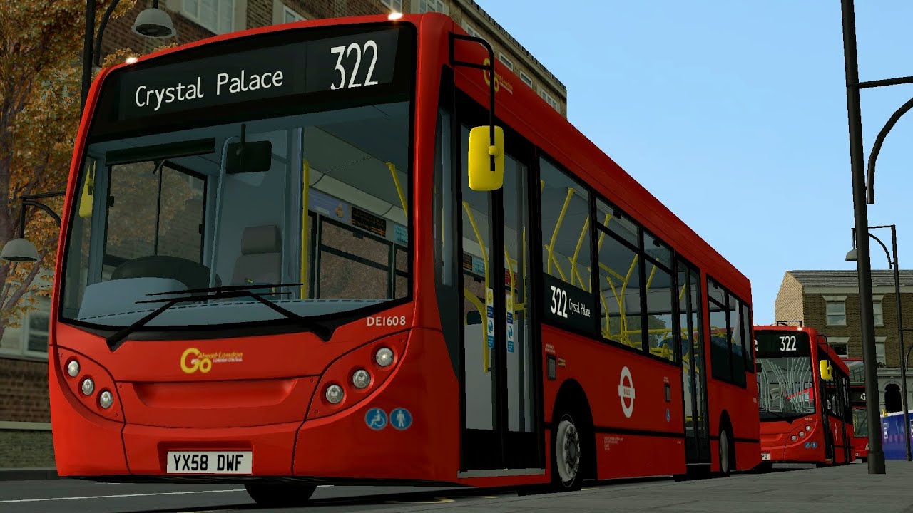 Omsi 2 Addon London - Route 322 Brixton RD - Crystal Palace Bus Station (PC)