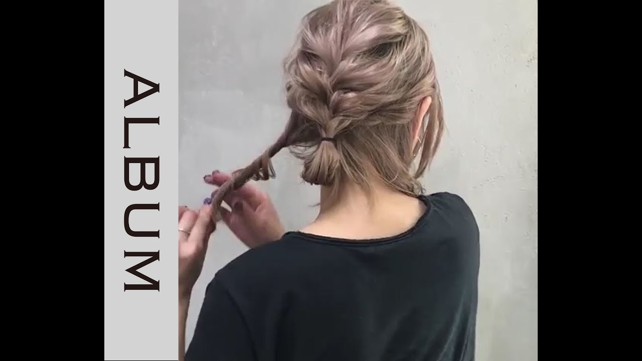 【三つ編みベース♪】 お団子アレンジ <hairdo><头发安排><การจัดเรียงผม><헤어 어레인지>〖ALBUM〗 upload image