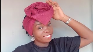 how to tie simple and beautiful headwrap diy