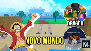 FUI PARA O SEA 2 COM AJUDA DE UMA DRAGON LENDÁRIA NO BLOX FRUITS! 😱🔥