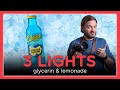 3 lights glycerin  lemonade  product photography made easy