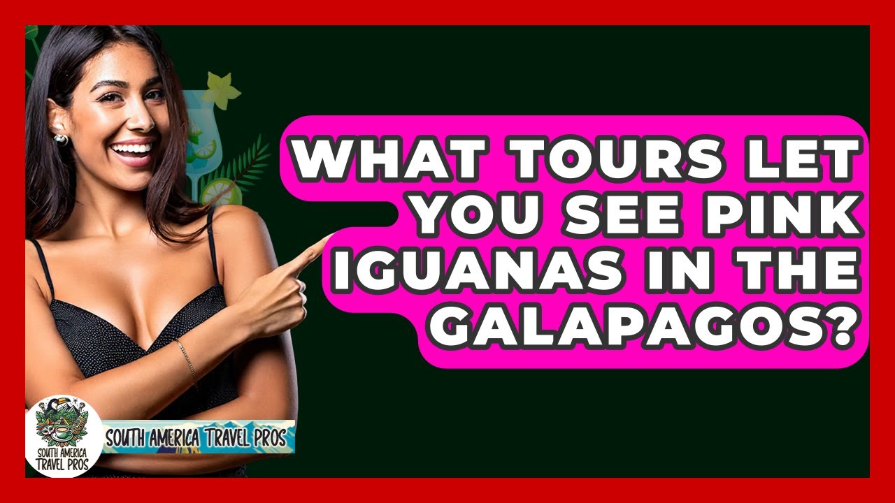 What Tours Let You See Pink Iguanas In The Galapagos? - South America Travel Pros