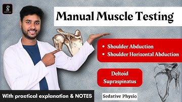 Shoulder Manual Muscle Testing | Shoulder Abduction | Deltoid & Supraspinatus #physiotherapy