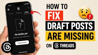 Famous How to Fix Draft Posts Are Missing on Threads Wealth