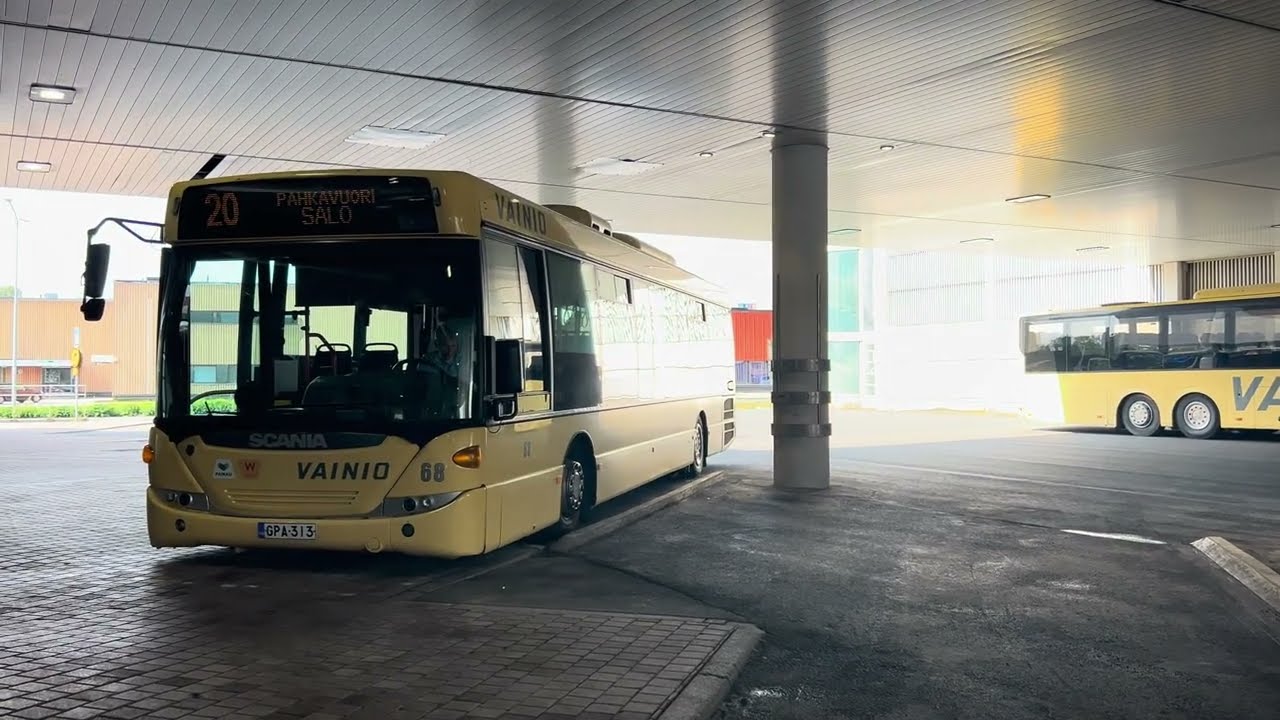 Omnilink 😍 | Vainio 68 Scania OmniLink II K 230 UB4x2LB 2011 | Emmantie - Salo bus station