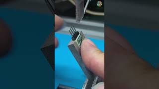 4 PINS, 1 "DU-DU"! ⚡ Simultaneous PCB Soldering #shorts #asmr