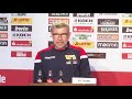 Pressekonferenz vor dem Spiel in Magdeburg