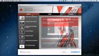 AutoCAD 2014 for Mac Tutorial | Turning On AutoCAD LT For Mac For The First Time