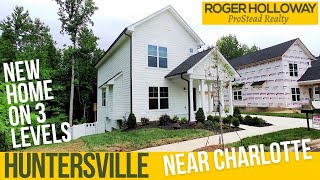 New Home in Huntersville NC on 3 Levels (near Charlotte]