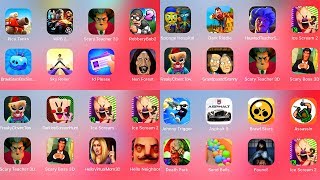 Ice Scream,Ice Scream 2,Scary Teacher,Freaky Clown,Hello Neighbor,Sponge Hospital,Sand Balls, screenshot 2