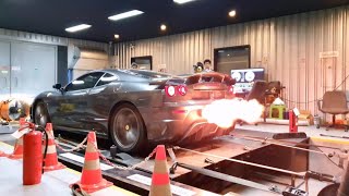 Ferrari F430 Scuderia Bumper Conversion w/ Fi EXHAUST Dual Exit X PP-Performance Dyno X HitZ