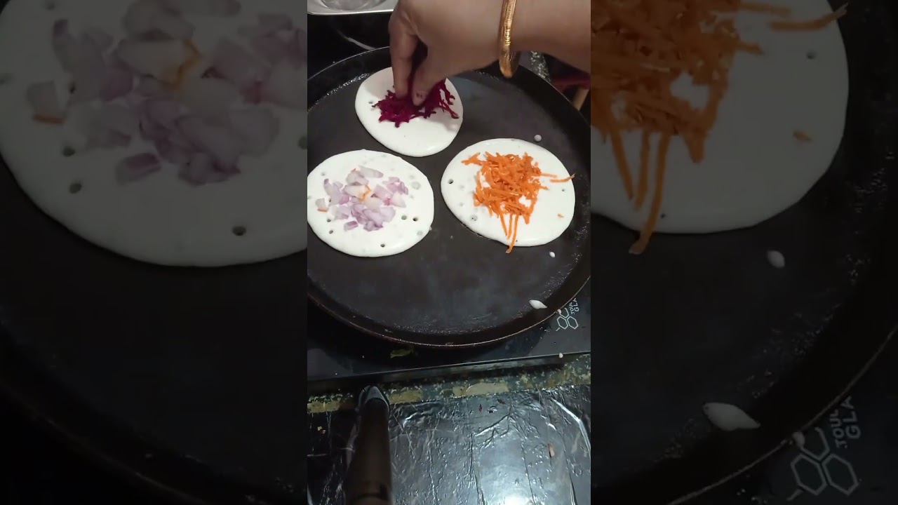 healthy  kids special  mini carrot  beetroot  dosa